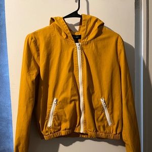 Orange Cropped Jacket